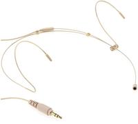 Saramonic DK6G Low-Profile Omni Headset Mic (Beige) w/ 3.5mm for 2.4GHz Wireless, Rode, DJI, TXS & Recorders, Cams, Mixers w/Plug-in Power