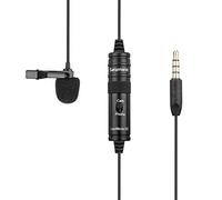 Saramonic Lavalier Microphone for Cameras, Mobile Devices and More with 6m Cable (LAVMICROU2), Lavalier TRS/TRRS
