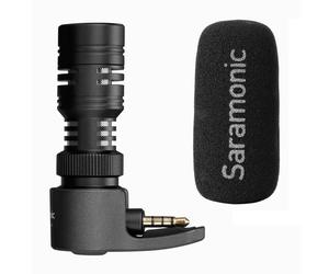 Saramonic SmartMic+ Condenser Lightweight Smartphone Microphone - 3.5mm Jack