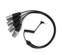 Saramonic SR-C2026 3.5mm TRRRS to 4X XLR Male Output Cable for Blink 500 T4 4-Person Wireless System