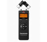 Saramonic SR-Q2 Handheld Audio Recorder with Stereo X/Y Condenser Microphones, 8GB MicroSD Card, Furry & Foam Windscreens, Travel Case, & USB-C Cable