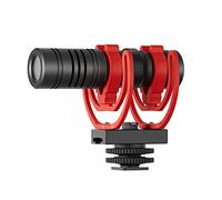 Saramonic Vmic Mini II Unidirectional On-Camera Gooseneck Condenser Cardioid Shotgun Microphone with Shock Mount for DSLR Camera Camcorder in Vlogging, Mobile Journalism, ASMR Recording, Interview