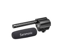 Saramonic VMIC Pro Super Directional Condenser Video Microphone with Rubberized Shockmount, High-Pass Filter, Level Control, & High-Frquency Switches, Monitoring & More - for DSLR Cameras & Camcorders