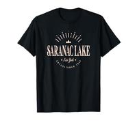 Saranac Lake New York Modern - Saranac Lake NY T-Shirt