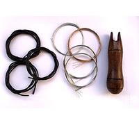 Sarangi Combo Accessory Set Including Gut string set, metal string set, wrench