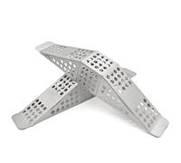 SARANICE Heavy Duty Gutter Downspout Guard Mesh Screen Leaf Filter,Wedge Eliminates Downspout Pipe Clogs by Leaves and Debris Rain,Stainless Steel (2 Pack)