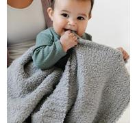 Saranoni Bamboni Luxury Bamboo Baby Blanket (Mini (15"x20"), Gray)