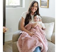Saranoni Receiving Blankets For Babies Super Soft Boutique Quality Lush Luxury Baby Blanket (Ballet Slipper Pink, Receiving Blanket 30" x 40")
