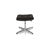 SARANTO Saddle Chair | Synthetic Leather - Upholstered stool Black