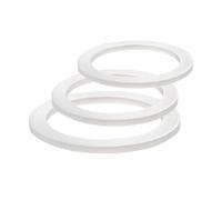 Saraoriginalshop 3 Universal Replacement Gaskets for Moka Compatible with Bialetti, Compatible with Pedrini and Others, Available in 8 Sizes (1/2 Cup) (Compatible with Bialetti Only)
