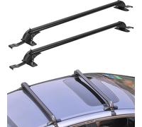 Sararoom 100cm Car Roof Rack, Roof Rack Cross Bars with Anti-Theft Lock, 75KG Capacity Heavy-Duty Roof Bars, Removable Waterproof Car Roof Rack for Bicycles Racks Cargo Racks Snowboards