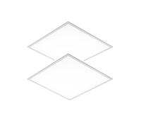 Sararoom 2Pack 600x600mm LED Panel Light, 48W 5000LM Super Bright LED Ceiling Light, 6500K Daylight White Ultra-Slim Square Ceiling Tiles for Home Office Factories Shops