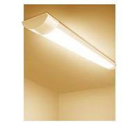 Sararoom 3FT 30W LED Batten Light - 3000K Warm White Tube, 3000LM Ceiling Surface Mounted Strip for Home, Garage, Office, Shop, School, Restaurant
