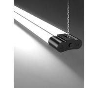 Sararoom 4FT 115CM LED Batten Light, 40W 4400LM Super Bright LED Tube Light, 6500K Daylight White Surface Mounting Ceiling Lighting for Home Office Basement Garage Warehouse Kitchen
