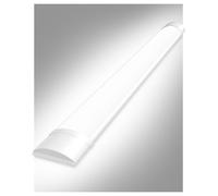 Sararoom 4FT LED Batten Light 40W, 4800LM, 6500K Cold White, 115cm 45.2inch Strip, Surface Mounting Ceiling Light for Office Home Basement Garage, No Plug, No Ground Wire