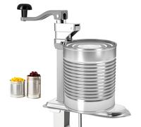Sararoom Commercial Can Opener for Cans Up to 10in/25cm Tall, Heavy Duty Can Opener with Base, Adjustable Height Industrial Jar Opener, Multi-Functional Manual Tin Openers for Restaurants, Hotels, Bar
