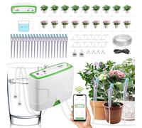 Sararoom WiFi Automatic Watering System, Plant Self Watering System with Dual Pump Irrigation, Dual Power Supply, Power Failure Memory Function, Quiet Indoor Irrigation System For Potted Plants