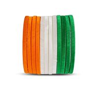 Saras Aajeevika Handcrafted Tiranga Silk Thread Bangles Set for Women & Girls | 12 Pc Kada Bracelet Independence Day, 15 August, Republic days Festive & Ethnic Wear, Wedding Jewelry Bangles Gifts, 2-8