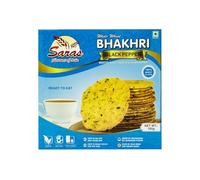 Saras Bhakhri Black Pepper - 180g (Pack of 5)| Spicy Gujarati Crispbread Snack | Bold Black Pepper Flavour | Crunchy, Ready-to-Eat & Vegetarian | Tea-Time Delight