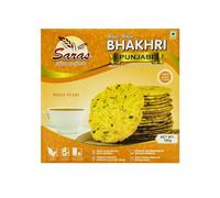 Saras Bhakhri Punjabi | Roasted Wheat Crispy with Indian Spices - 180G | Authentic Indian Snack