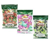 Saras Candy Combo - 75g | Kaccha Aam, Hajmola & Pan Pasand Candy | Sweet, Tangy & Spicy Indian Treats | Perfect for Sharing & Festive Gifting