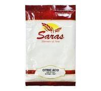 Saras Citric Acid 100g | Food Grade Citric Acid Crystals | Natural Acidity Regulator | Ideal for Baking, Preserving, Cheesemaking & Household Use