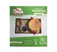 Saras Farali Khakhra - 200g (Pack of 6) - Nutritious and Crunchy Fasting Snack | Gluten-Free | Made with Premium Ingredients | Perfect for Vrat, Navratri, and Fasting Days