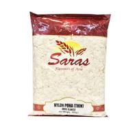 Saras Poha (Flattened Rice) - 300g | Indian Poha | Ideal for Poha, Chivda, Snacks & Traditional Recipes |Quick Cooking & Easy to Digest |Authentic Indian Staple (Thin)