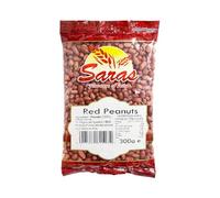 Saras Red Peanuts 1kg - Premium Whole Red Peanuts | Natural Protein-Rich Groundnuts | Ideal for Roasting, Cooking & Snacking | Source of dietary fibre