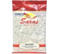 Saras Sugar Candy 100g (Pack of 2) | Premium Crystal Sugar Candy | Traditional Mishri Crystals | Natural Sweetener for Drinks, Desserts & Everyday Use
