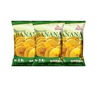 Saras Yellow Banana Chips 150g (Pack of 3) | Namkeen Crisps | Crispy Delight with Authentic Flavour | Versatile Snacking