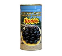 Sarasa - Black Olive with Stone- Ideal for Tapas - 750 Grams