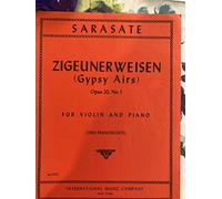 Sarasate, Pablo - Zigeunerweisen Op. 20, No. 1, for Violin and Piano