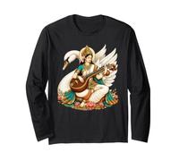 Saraswati Goddess Ancient Hindu Mythology Hinduism Long Sleeve T-Shirt