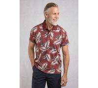 Weird Fish Sarat Organic Cotton Printed Polo Paprika Size XL