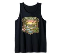 Saratoga Spa State Park New York Mineral Springs Souvenir Tank Top