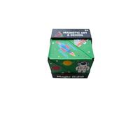 SARAV Changeable Magnetic Magic Puzzle Cube Game - Fidget Toys - Powered by 12 Rare Earth Magnet - Transforms into Over 72 Shapes (SPACE GREEN)