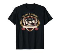 Sarcasm and Inappropriate Thoughts Funny Quotes for Men Value Graphic T-Shirt, Men, Black, L