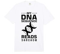 Sarcasm DNA Test Genetic Testing Crispr Microbiology Comfort Colors Adult Heavyweight T-Shirt
