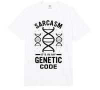 Sarcasm DNA Test Genetic Testing Crispr Microbiology Comfort Colors Adult Heavyweight T-Shirt