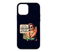 Sarcasm Dont Ask Me Things Retro Sassy Woman Quote Case for iPhone 12 mini