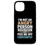 Sarcasm Humor Funny - I'm Not An Angry Person Stupid People Case for iPhone 13