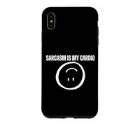 Sarcasm Is My Cardio Funny Witty Humor Quote Case for iPhone XS Max