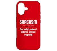 Sarcasm Is The Body’s Natural Defense Against Stupidity Fun Case for iPhone 17