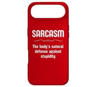 Sarcasm Is The Body’s Natural Defense Against Stupidity Fun Case for iPhone Air