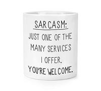 Sarcasm One Of The Many Services Makeup Brush Pencil Pot