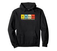Sarcasm Periodic Table Science Elements Funny Chemistry Pullover Hoodie