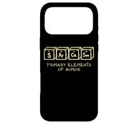 Sarcasm Primary Elements Of Humor Chemistry Science Funny Case for iPhone 17 Pro Max