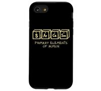 Sarcasm Primary Elements Of Humor Chemistry Science Funny Case for iPhone SE (2020) / 7/8