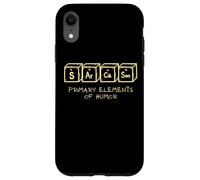 Sarcasm Primary Elements Of Humor Chemistry Science Funny Case for iPhone XR